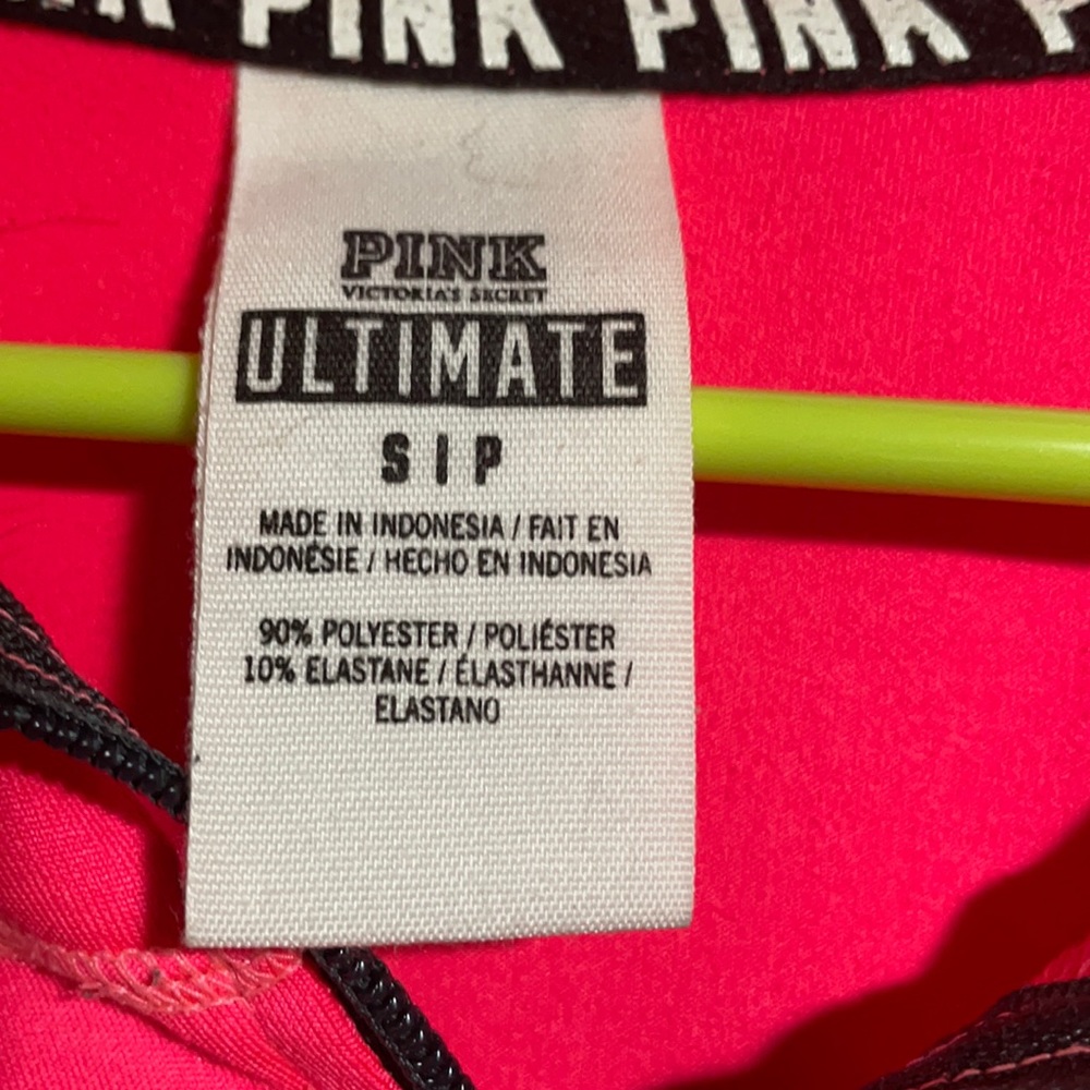 Pink Victoria’s Secret Ultimate Half Zip - Picture 4 of 4